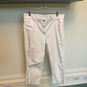 Gerry Weber White 40R Romy 3/4 Jeans